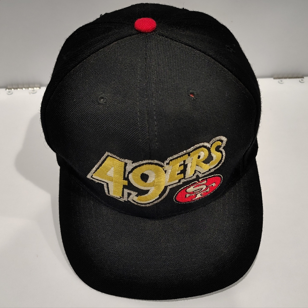 American Needle San Francisco 49ers Snapback Black Hat Rare